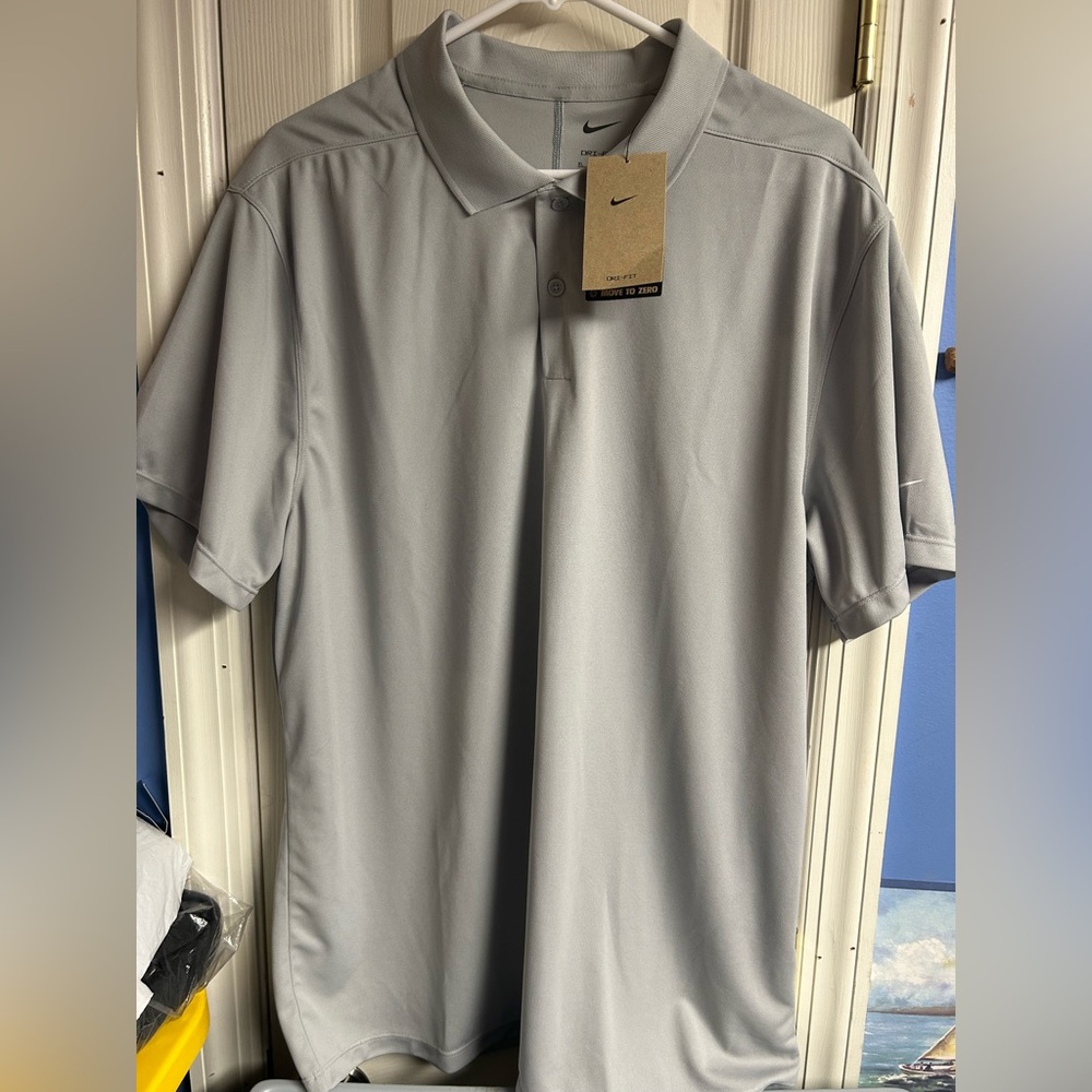 Nike Gray Polo Shirt